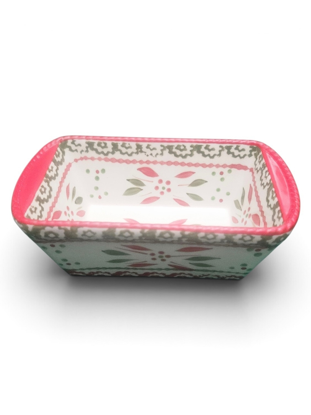 Temp-tations by Tara Old World Holiday Mini Loaf Pans Set of 2 – 12 Oz Ceramic - Picture 4 of 6